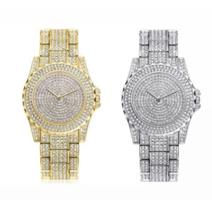 Pack 2 relojes en gama dorada y plateada