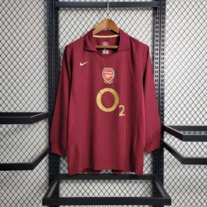 Camiseta retro manga Arsenal 05-06 Visitante
