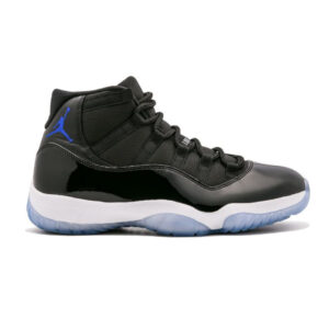 Jordan 11 negro azul logo